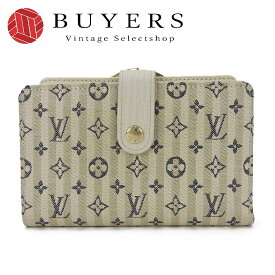 【中古】ルイヴィトン がま口財布 M95659 ポルトモネビエ ヴィエノワ モノグラムミニラン 二つ折り ウォレット レディース 女性 LV ビトン レザー 革 LOUIS VUITTON Wallet Monogram