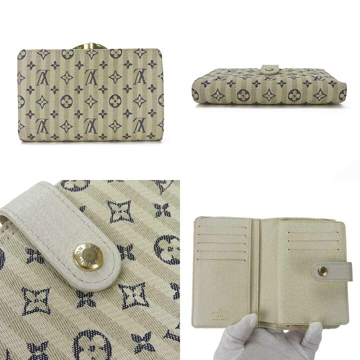 楽天市場】【中古】ルイヴィトン がま口財布 M95659 ポルトモネビエ 