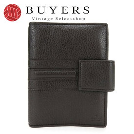 【中古】 グッチ システム手帳 245821 レザー ダークブラウン シルバー金具 6穴 ビジネス GUCCI