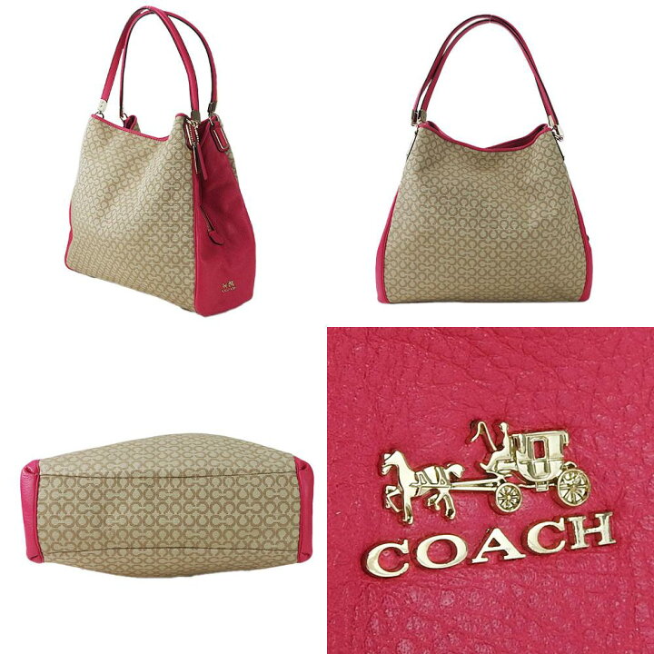 楽天市場】【中古】 コーチ トートバッグ 26282 キャンバス レザー  