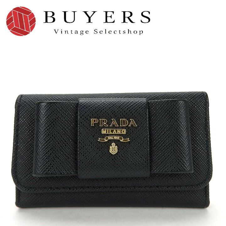 楽天市場】【中古】 プラダ キーケース 1PG222 サフィアーノ  