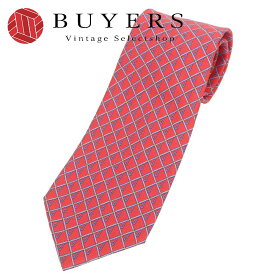 【10%OFF!!楽天スーパーSALE!!】【中古】 ダンヒル ネクタイ シルク レッド 紳士 おしゃれ アパレル メンズ 男性 Dunhill