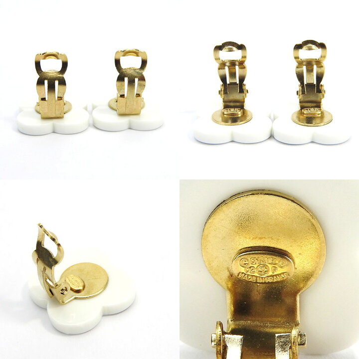 楽天市場】【中古】シャネル イヤリング ココマーク フラワーモチーフ 