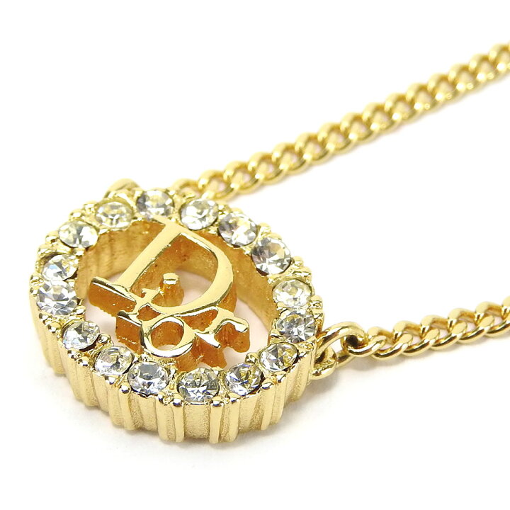 楽天市場】【中古】 クリスチャンディオール ネックレス メタル  