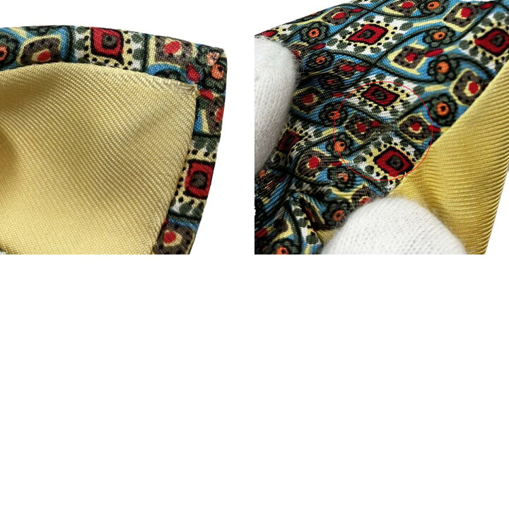 楽天市場】【中古】 エルメス ネクタイ シルク グリーン系 レッド  