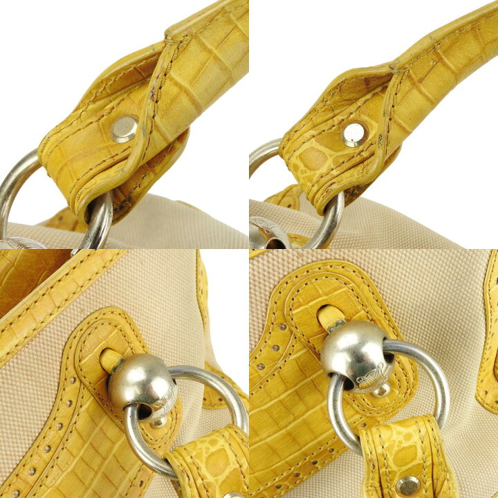 楽天市場】【中古】 セリーヌ ハンドバッグ ブギーバッグ キャンバス  