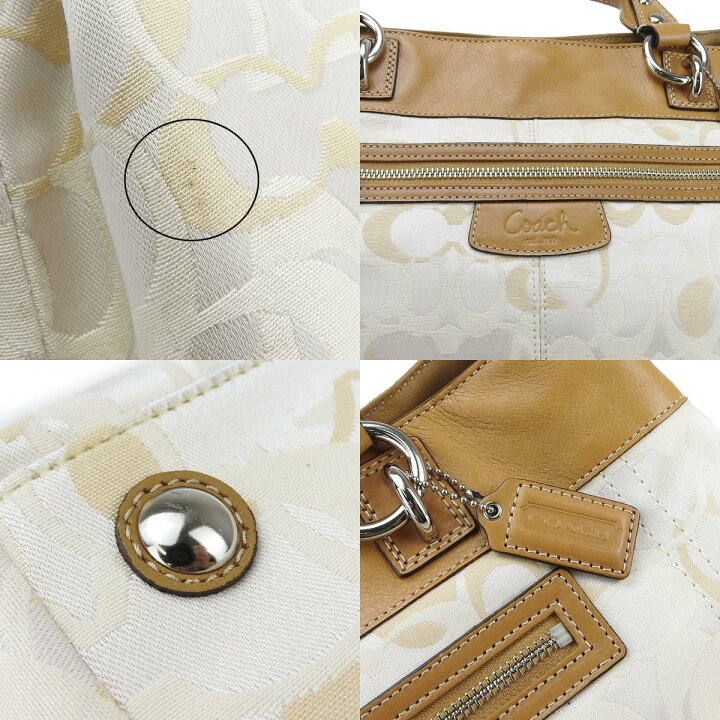 楽天市場】【中古】 コーチ トートバッグ F15122 シグネチャー  