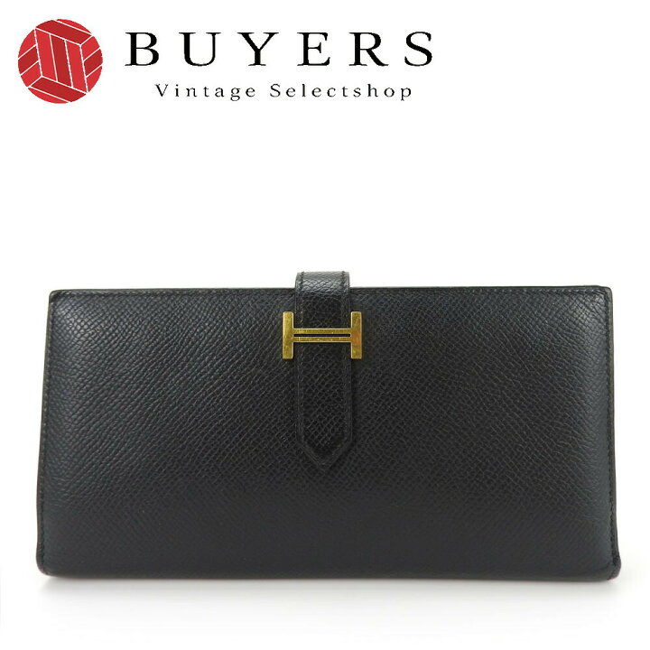 楽天市場】【中古】 エルメス 長財布 ベアンスフレ ヴォーエプソン  