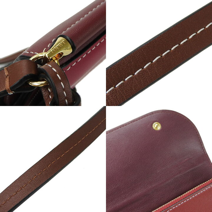 楽天市場】【中古】 ロエベ ショルダーバッグ ウォレット 長財布 