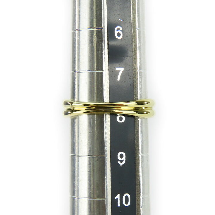 楽天市場】【中古】 ティファニー リング・指輪 ダブルウェーブ K18YG  