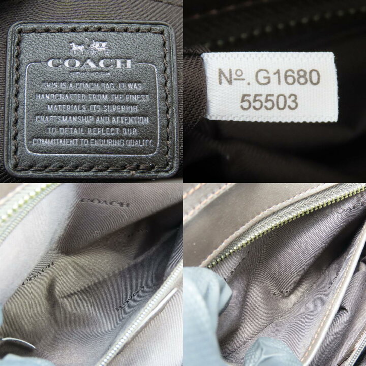 楽天市場】【中古】 コーチ ハンドバッグ 55503 レザー ハラコ ダーク 