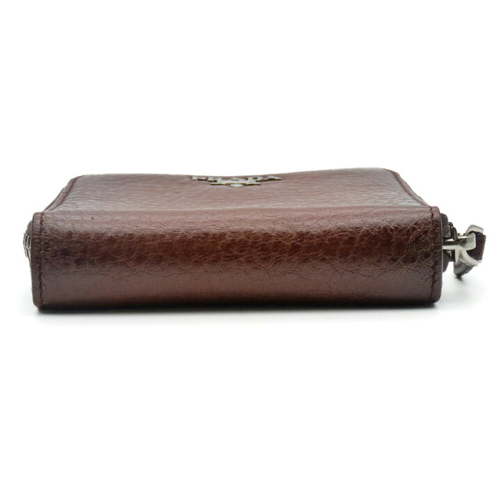 楽天市場】【中古】 プラダ 二つ折り財布 1M0522 レザー CACAO  