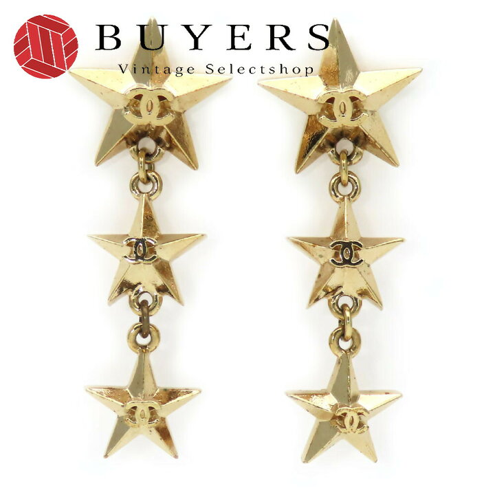 楽天市場】【中古】 シャネル ピアス トリプルスター ココマーク 