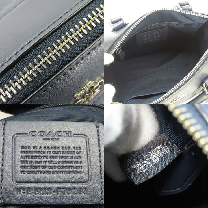 楽天市場】【中古】 コーチ ハンドバッグ F78263 シグネチャー レザー 