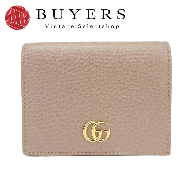 楽天市場】【中古】美品 グッチ 二つ折り財布 コンパクトウォレット 