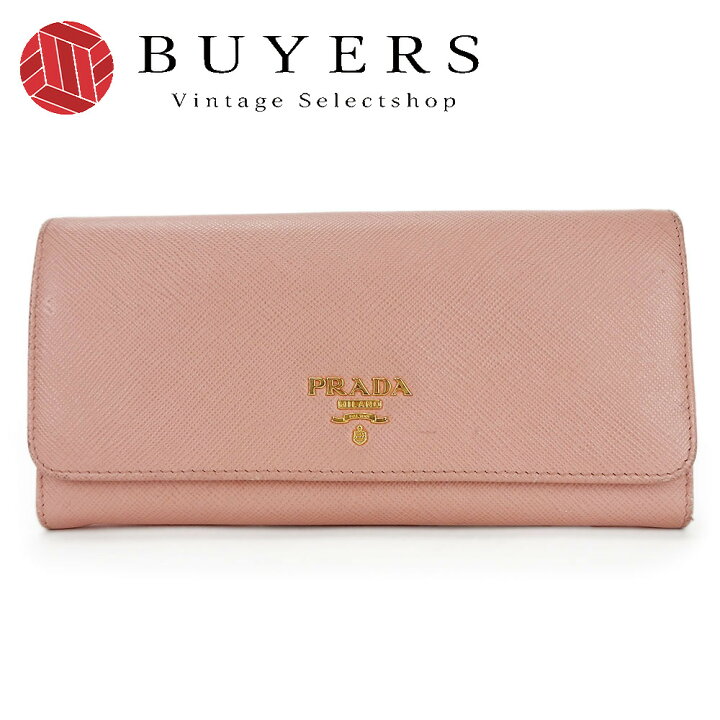 楽天市場】【中古】プラダ 長財布 二つ折り 1MH132 サフィアーノ  
