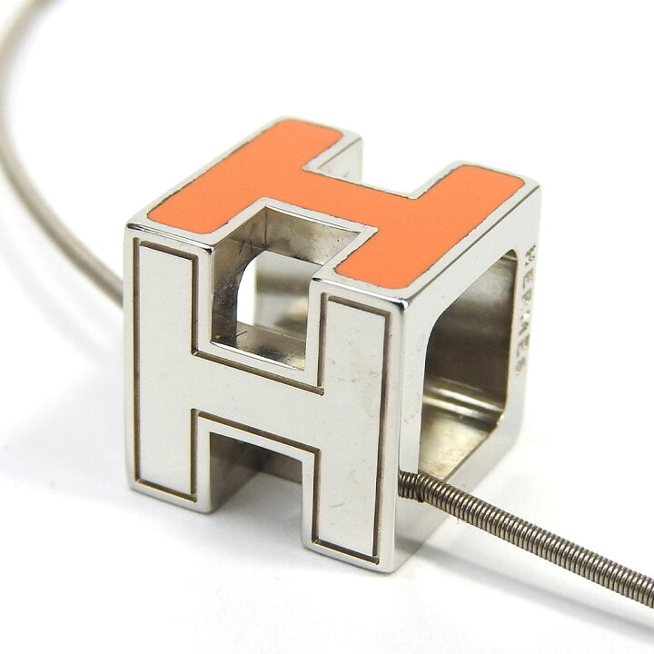 楽天市場】【中古】エルメス ネックレス カージュドアッシュ Hキューブ 