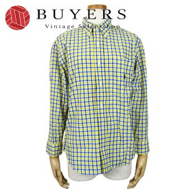【中古】 ラルフローレン 長袖シャツ 150 綿 ホワイト ブルー イエロー チェックシャツ カジュアル アパレル RALPH LAUREN