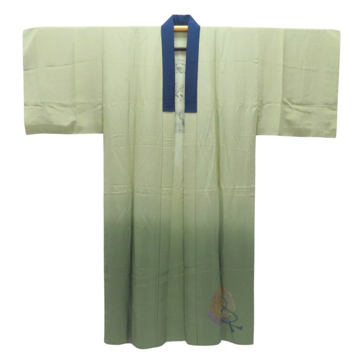 楽天市場】【中古】 襦袢 正絹 緑 おしゃれ 風景 和装 呉服 和服 
