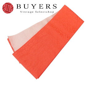 【中古】 浴衣帯 ポリエステル 濃ピンク シルバー 薄ピンク 半幅帯 リバーシブル 桜柄 和装 呉服 和服 きもの レディース 女性