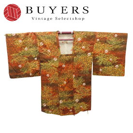 【中古】 道行・道中 道行コート 正絹 臙脂色 おしゃれ 絞り 和装 呉服 和服 きもの レディース 女性