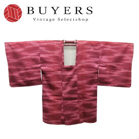 【中古】 道行・道中 道行コート ポリエステル 臙脂色 おしゃれ 和装 呉服 和服 きもの レディース 女性