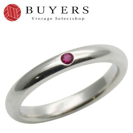 【中古】 ティファニー リング・指輪 スタッキングバンド エルサ・ペレッティ シルバー925 ルビー 約2.6g シルバー 1P アクセサリ レディース 女性 TIFFANY&Co.