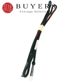 【中古】未使用保管品 帯締め M 正絹 ダークグリーン 臙脂 ブラック 丸組紐 モダン お洒落 和装 呉服 和服 きもの レディース 女性