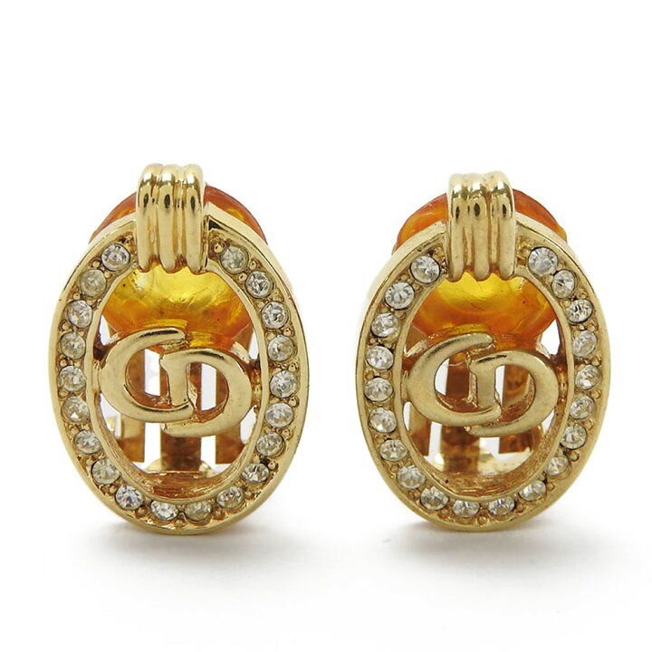 楽天市場】【中古】クリスチャンディオール Christian Dior イヤリング 