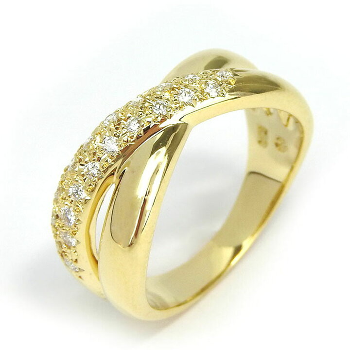 楽天市場】○【中古】タサキ 指輪 リング 日本サイズ約11号 K18YG  