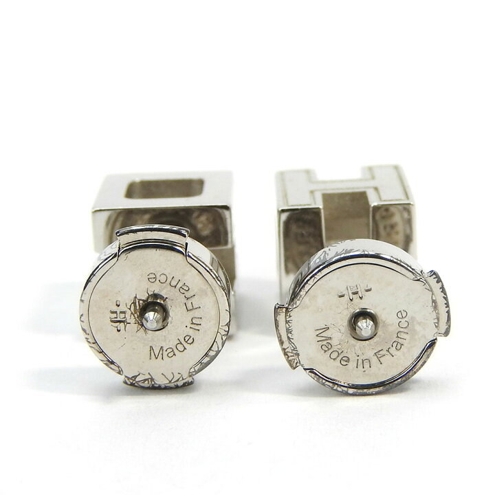 楽天市場】【中古】エルメス ピアス カージュ ド アッシュ Hキューブ  