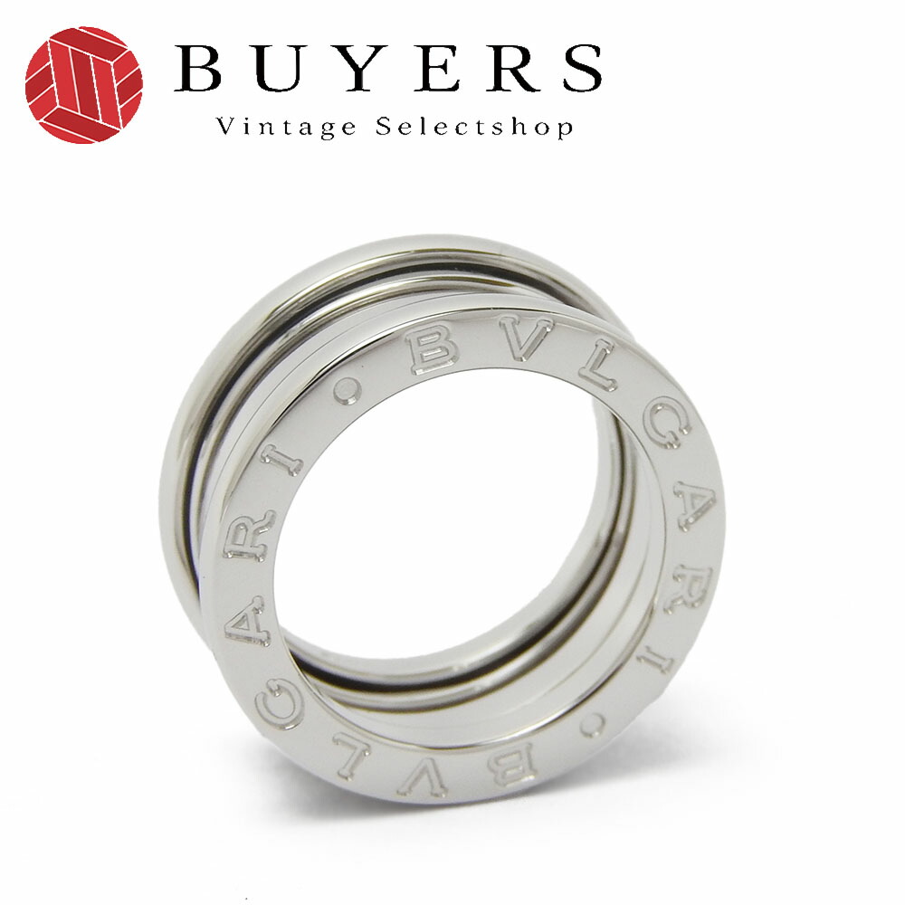  ブルガリ B-zero1 ビー ゼロワンリング 指輪 46号 6号 750WG K18 ホワイトゴールド アクセサリー ジュエリー 小物 女性 男性 レディース BVLGARI Accessories ring