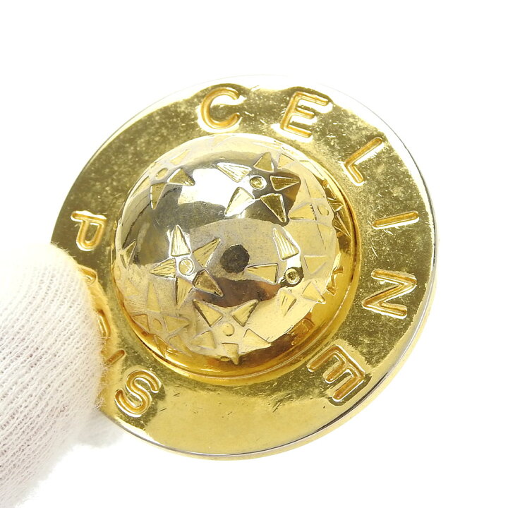 楽天市場】【中古】セリーヌ イヤリング スターボール ゴールド GP  