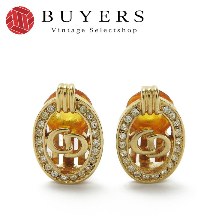 楽天市場】【中古】クリスチャンディオール Christian Dior イヤリング  