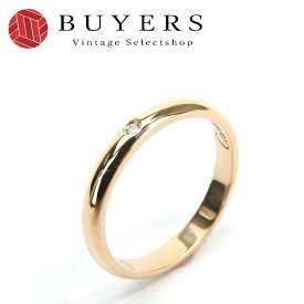 【中古】カルティエ リング クラシックウェディングリング 指輪 1895 1Pダイヤモンド 48号 日本サイズ8号 約2.1g 750 K18 金 ゴールド アクセサリー ジュエリー レディース 女性 Cartier jewelry Accessories ring Gold