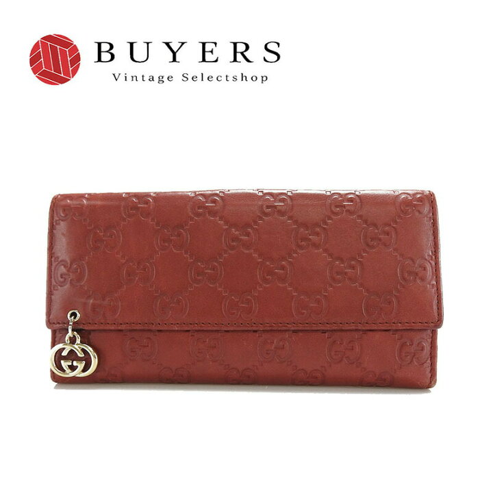 楽天市場】【中古】グッチ GUCCI 212104 Wホック長財布 グッチシマ GG 