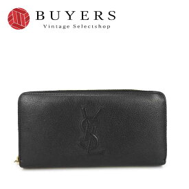 【中古】SAINT LAURENT イヴ・サンローラン YSL 352904 ラウンドファスナー 長財布 ブラック 黒 レザー 革 女性 レディース Zip Around Long Wallet Black Leather