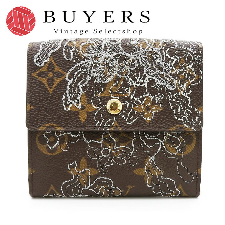 楽天市場】【中古】 ルイヴィトン コンパクト財布 Wホック ポルト モネ  