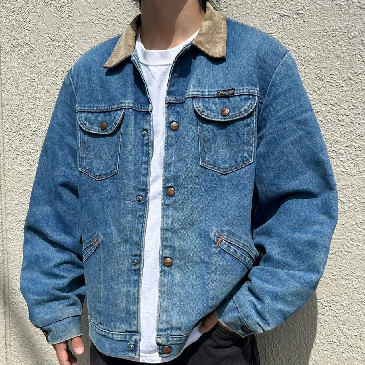 楽天市場】80s-90s USA製 ラングラー デニムジャケット 襟