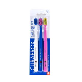 クラプロックス 歯ブラシ 3本入り 超極細毛歯ブラシ ウルトラソフト CS5460