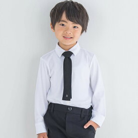 【20％OFFセール】BeBe（べべ）「ニットタイ付きスムースシャツ(90~140cm)」子供服 子ども服 男の子 女の子