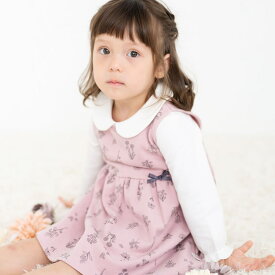 【10％OFFセール】birthday party（バースデーパーティー）「【お揃い】丸襟長袖Tシャツ(80~110cm)」子供服 子ども服 男の子 女の子