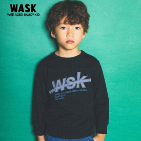 【50%OFFセール】WASK（ワスク）「ロゴパッチポンチトレーナー(100~160cm)」子供服 子ども服 男の子 女の子
