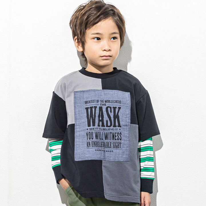 楽天市場】【半額】WASK（ワスク）「ダンガリーパッチTシャツ＋  