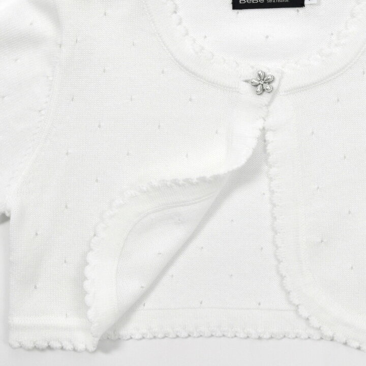 楽天市場】BeBe ニットボレロカーディガン(110~130cm) 子供服 子ども服 