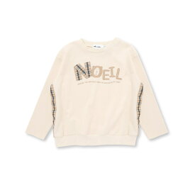 ＼最大20％OFFクーポン／【半額】Noeil aime BeBe 天竺チェック ロゴ 長袖 Tシャツ (80~130cm)子供服 キッズ 男の子 ギフト プレゼント ブランド 80 90 100 120 130 春物 春服 夏服 夏物 お出かけ 通園 通学 かっこいい おしゃれ 着回し 高級 上品 長袖 夏 SALE セール SALE