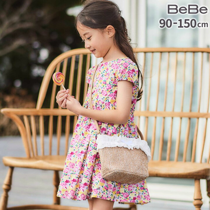 楽天市場】【最大20%OFFクーポン】BeBe 【お揃い】フルールドゥジョワ 