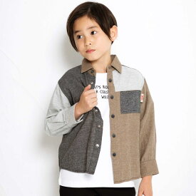 【半額】WASK カラフル袖シャツ＆ロゴプリント半袖Tシャツ(100~160cm) 子供服 男の子 キッズ ギフト ブランド プレゼント 100cm 110cm 120cm 130cm 140cm 150cm 160cm 冬 服 通園 通学 保育園 小学生 お出かけ アメカジ 2点セット