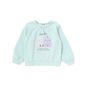 20％OFFクーポン配布中・【半額】SLAP SLIP ウサギネコアニマルフェミニンモチーフトレーナー(80〜130cm） 子供服 女の子 キッズ ギフト ブランド プレゼントスウェット キッズ服 秋服 冬服 秋物 通園 通学 保育園 小学生 お出かけ 80cm 90cm 100cm 110cm 120cm 130cm 25AW