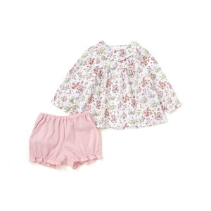 �y30%OFF�zTartine et Chocolat �y���{���z�y�������z���o�e�B(BluebellFields)�^�i���[���`���j�b�N�{�u���}�Z�b�g �x�r�[(70~90cm) �x�r�[�� ���̎q �M�t�g �o�Y�j�� 6���� 1�� 2�_�Z�b�g ���o���� ���蕨